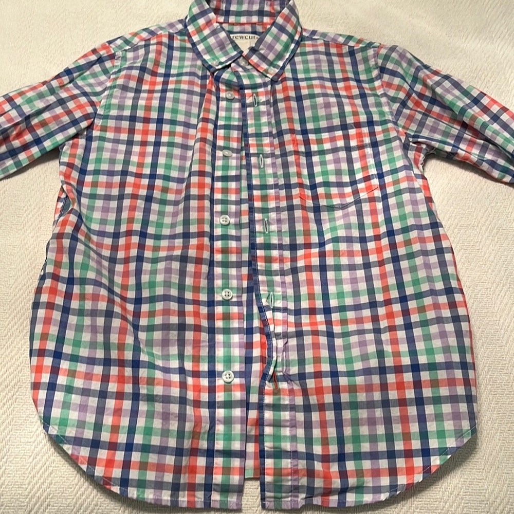 Crewcuts Plaid shirt long sleeve